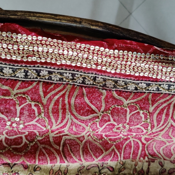 Saree pure chiffon georgette - Picture 7 of 8